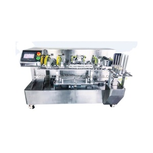 Machine de remplissage et de scellage automatique pneumatique en acier inoxydable pour sachets, sacs et pochettes dans l'emballage alimentaire et cosmétique - Product Image 1