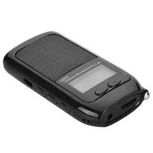 Multifunctional Factory Mini Pocket LCD Display FM MW Full Band Radio TF Card <b>MP3</b> <b>Player</b> Rechargeable Portable Radio Broadcast - Product Image 5