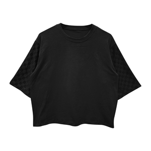 Nuova tendenza jersey match a scacchiera terry modello personalizzato magliette per adulti per l'estate - Product Image 2