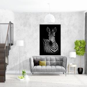 Pintura al Óleo de Zebra sobre Lienzo, Arte de Pared para Sala de Estar, Decoración del Hogar, Impresión Giclée, Obra de Arte al por Mayor - Product Image 2