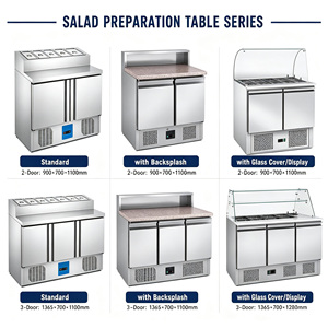 <span class=keywords><strong>Table</strong></span> de préparation réfrigérée commerciale en acier inoxydable 1360 mm R290 à <span class=keywords><strong>3</strong></span> <span class=keywords><strong>portes</strong></span>, prix de gros direct usine - Product Image 5
