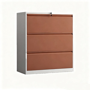 Archivador Vertical de Acero Moderno para Oficina en Casa, Archivador Metálico de Alta Calidad con 3 Cajones para Uso Escolar y de Almacén - Product Image 4