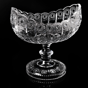 Usine Design haut de gamme élégant bol à Dessert en verre ovale en cristal compote de verre ovale servant un bol à chocolat - Product Image 1