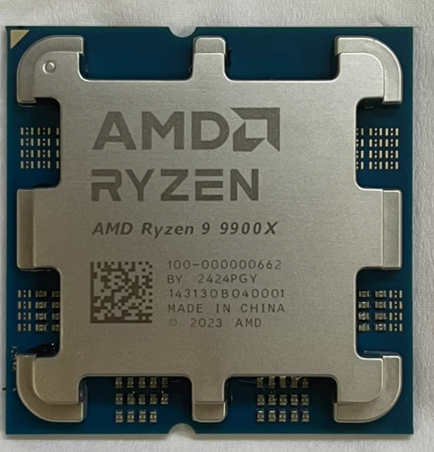New for for 9 9900X Zen5 12-Core 4.0GHz 4nm 64MB L3 Cache CPU for Desktop Use AI Creation Code Compilation & High-End Gaming