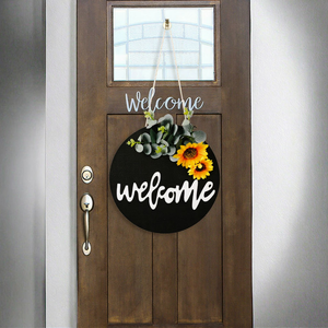 Decorazione da Parete Rotonda Fai-da-Te in Compensato, Spessore 0,5 cm, Incisione Laser Rustica, Decorazione Multifunzionale Fatta a Mano con Colore Personalizzabile - Product Image 3