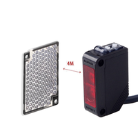 Sensor Fotoelektrik PNP NO/NC Jarak Deteksi 30cm 10-30V IP67 Casing PBT LED Inframerah Respon 1ms
