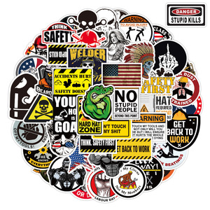 Adesivi Decorativi Personalizzati per Etichette in PE/PET con Stampa Dorata, Autoadesivi in Silicone, Gioco Online Brawl Stars, Confezione da 50 Pezzi - Product Image 1