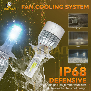 Baobao Lighting BB151 Ampoules LED Super Lumineuses 36W 3800LM 6000K H4 Kits d'ampoules <span class=keywords><strong>de</strong></span> phares LED C6 pour voiture - Product Image 2