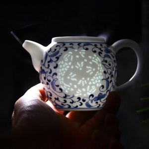 Juego de Teteras Chinas Clásicas al por Mayor, 8 Piezas, Juego de Tazas de Té de Porcelana Azul y Blanca para Sala de Estar - Product Image 2