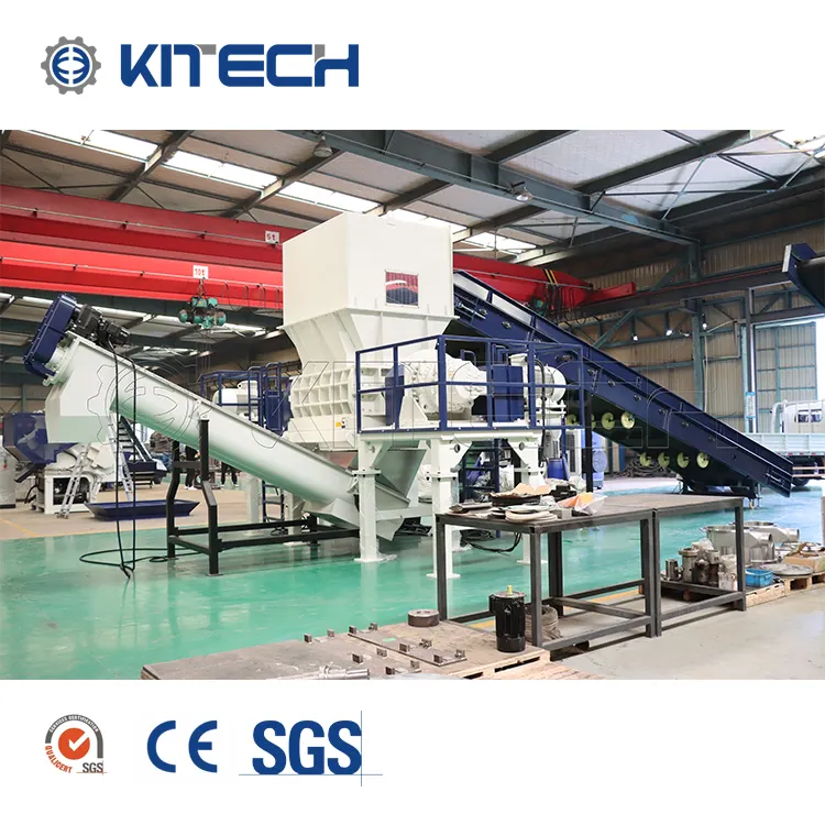 Factory Price Waste PE LDPE Plastic Film Crusher Recycling Washing Line