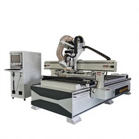 Möbel- und Schrankherstellungsmaschine CNC-Holzbearbeitungsmaschine ATC CNC-Fräse mit Linearem Werkzeugwechsler 1325 CNC-Holzbearbeitungs-Nesting-Maschine
