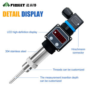FMT Intelligent <strong>Temperature</strong> <strong>Controller</strong> PT100 Probe RS485 Communication 0.<strong>2</strong> Resolution Metal Plastic Construction IP65 Rated - Product Image 2
