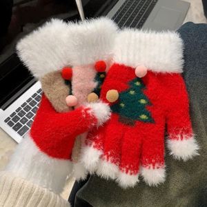 Gants chauds d'hiver en forme de flocon de neige pour Noël, cadeaux de Noël - Product Image 1