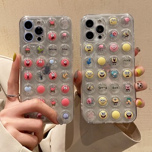 2025 Mới Giải nén Pinch dễ thương phim hoạt hình bong bóng trong suốt trường hợp điện thoại bán buôn - Product Image 4