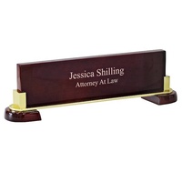 Trophée décoratif en bois vierge personnalisé plaque signalétique de bureau plaque vierge