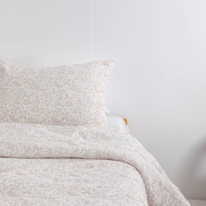 Ensemble de literie confortable AOYATEX à imprimé <span class=keywords><strong>marron</strong></span>, ensemble de housse de <span class=keywords><strong>couette</strong></span> classique et minimaliste en trois pièces, adapté au lit - Product Image 3