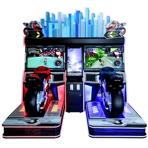 ZDYS Machine d'arcade <span class=keywords><strong>de</strong></span> course <span class=keywords><strong>de</strong></span> <span class=keywords><strong>moto</strong></span> et <span class=keywords><strong>de</strong></span> tir à 2 joueurs <span class=keywords><strong>de</strong></span> 42 pouces, à monnayeur, avec garantie d'un an, version anglaise - Product Image 1