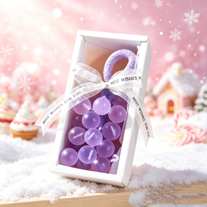 Jabón de Cristal y Jabón de Aromaterapia para Baño, Jabón de Glicerina con Aroma a Uva Personalizado para Regalos de Agradecimiento a Clientes en Inauguraciones Inmobiliarias - Product Image 4