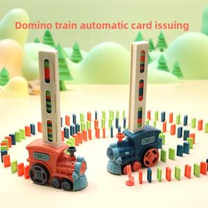 <span class=keywords><strong>Train</strong></span> électrique miniature <span class=keywords><strong>Domino</strong></span> à succès transfrontalier, blocs de construction pour enfants, placement <span class=keywords><strong>automatique</strong></span>, jouet éducatif - Product Image 2