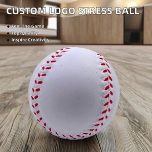 Custom Logo PU Foam Anti-Stress Cricket & Baseball <b>Ball</b> Unisex Toy 6.3cm for Promotional Use Ages 14+ - Product Image 4