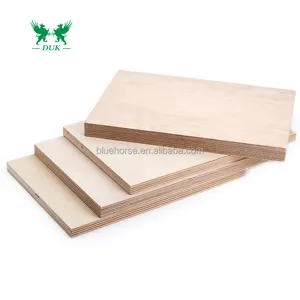 高品质家具装饰用白桦木单板胶合板、桦木层压胶合板、波罗的海桦木胶合板