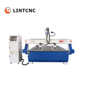 Lame de <span class=keywords><strong>scie</strong></span> à double tête Broche combinée pour le travail du bois Cnc Router For Solid Wood Door Panel Cut Engrave 1325 1530 2030 - Product Image 3