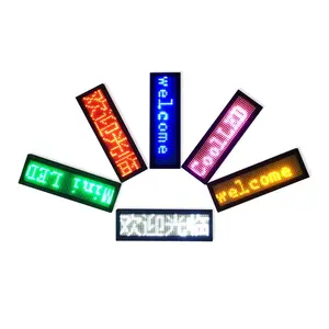 Herlaad Programmeerbare Kleine Led Display Scherm Elektronische Led Naam Badge