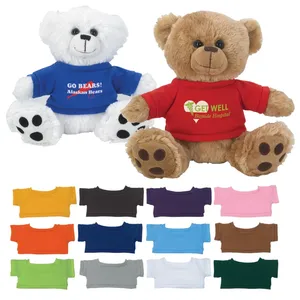 2021 Op Maat Gemaakte Logo Kleine Teddyberen Met T-Shirt Zacht Pluche Knuffelbeer Speelgoed