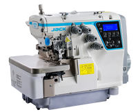 Machine à coudre surjeteuse automatique JACK C5F haute vitesse, réglable pour tissus légers et lourds, machine à coudre industrielle