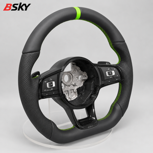 Proveedor Directo de Volantes de Cuero Genuino de Alta Calidad para Volkswagen BORA, BORATDI, CADDY, <span class=keywords><strong>GOLFGTD</strong></span>, GOLFGTI, JETTAGLI - Product Image 3