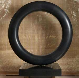 Scultura in Marmo 'Sun at Noon' Statua in Pietra Rossa Tramonto - Product Image 3