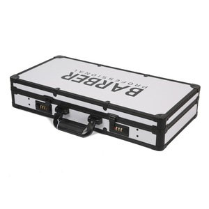 Estuche <span class=keywords><strong>de</strong></span> transporte <span class=keywords><strong>de</strong></span> peluquero con contraseña <span class=keywords><strong>de</strong></span> aluminio portátil <span class=keywords><strong>Maleta</strong></span> <span class=keywords><strong>de</strong></span> barbería Premium para <span class=keywords><strong>herramientas</strong></span> <span class=keywords><strong>de</strong></span> peluquero - Product Image 2