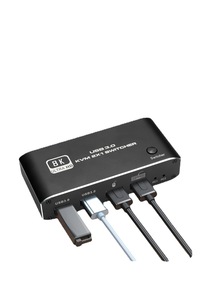 Commutateur KVM Hardrock <span class=keywords><strong>8K</strong></span> 2-en-1 avec USB 3.0, prend en charge <span class=keywords><strong>8K</strong></span> à 60Hz et 4K à <span class=keywords><strong>120Hz</strong></span>, inclut des touches de raccourci, FCC CE - Product Image 4