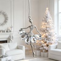 Pendentif Ornemental Fille Danseuse en Alliage de Zinc de Haute Qualité, Service d'Échantillons, Fabrication ODM en Gros