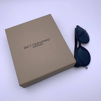 Étui de rangement pour lunettes personnalisé 3 fentes étui en cuir PU pour lunettes de soleil organisateur plateau d'affichage pour lunettes de soleil boîte pour lunettes de soleil sac pour lunettes