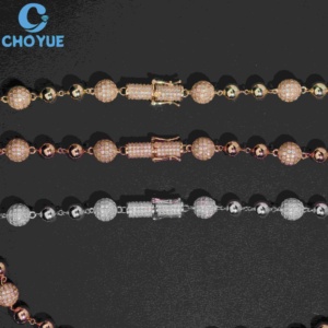Nouveau design Collier chaîne cubaine en argent sterling 925 avec moissanite VVS, bijoux hip-hop sertis de pierres pour hommes et femmes avec GRA - Product Image 6