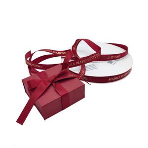 ริบบิ้นห่อของขวัญแบบกำหนดเองพร้อมข้อความ ภาพวาด และโลโก้ - Product Image 1