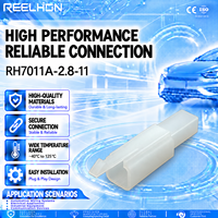 Boîtier de connecteur auto mâle mince non étanche 1 broche 2,8 mm pour faisceau de câblage intérieur, référence 7011A-2.8-11