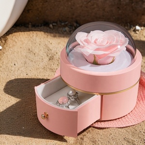 Hot Bán New Rose Hộp Đồ Trang Sức Thông Tư Vòng Hộp Bow Từ Valentine Của Món Quà Ngày Và Giáng Sinh Vòng Cổ Hộp Cho Lưu Trữ - Product Image 6