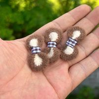 Petites broderies sans colle, idéales pour les pinces à cheveux DIY, les accessoires capillaires et les accessoires vestimentaires.