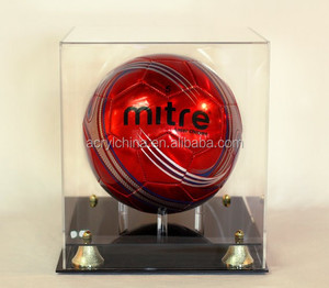 Acc nhà máy bán buôn tùy chỉnh rõ ràng acrylic bóng rổ hiển thị hộp bóng đá hộp với LED thắp sáng - Product Image 2