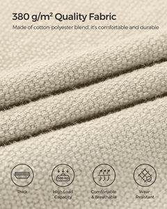 SONGMICS Foldable Cotton <strong>Hammock</strong> Durable Portable with Travel Bag Modern Design for Indoor/Outdoor Garden Camping Gym Use - Product Image 4