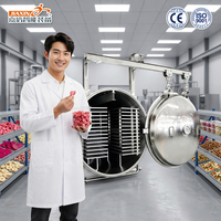 Industriële vacuümvriesdroger lyofilisator machine SUS304 vriesdroogapparatuur voor fruit, groenten, vlees, dierenvoer, bloemen