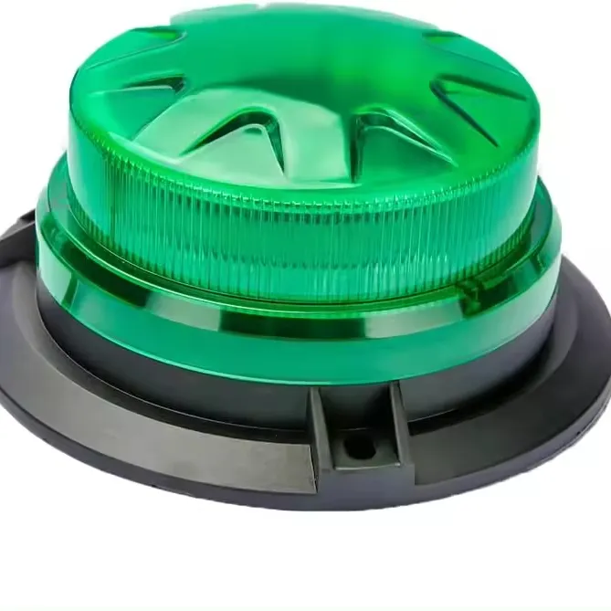 Grüne Led-Notfalllampe Farnlichter kompatibel für Fahrzeuge Gabelstapler Lkw Traktor Golf (24-LED 12V-24V)
