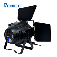 Luz Cegadora LED Bicolor Profesional de 250W y 4 Ojos con Barndoor 3200K-6500K DMX512 para Conciertos, DJ y Eventos