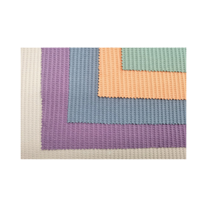 Cao cấp 100% <span class=keywords><strong>Polyester</strong></span> dệt kim Waffle vải một mong muốn dệt cho quần áo và trang trí nội thất - Product Image 1
