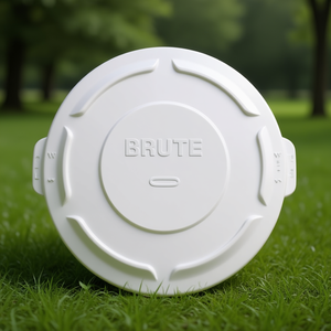 Coperchio Rotondo Brute da 76 L Bianco per Contenitore Rifiuti - Product Image 3