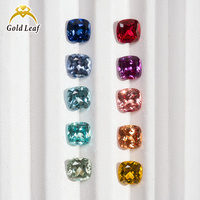 Goldleaf Hot Sale Bester Preis Lose Edelsteine 4mm-10mm Pink Rot Gelb Labor gewachsen Saphir Kissen Cut Lab Synthetische Edelsteine