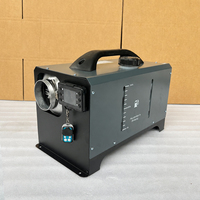 Chauffage au diesel 12V 24V pour camion, camping-car, fourgonnette, chauffage rapide, faible bruit, avec télécommande