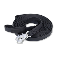 Laisse pour chien de 10 m en PVC souple imperméable de qualité supérieure, résistante, pour l'entraînement, avec mousqueton pivotant